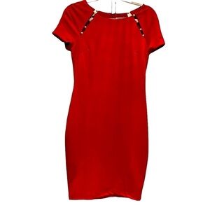 Lida Kate Sheath Dress with Pearl Accents (S)